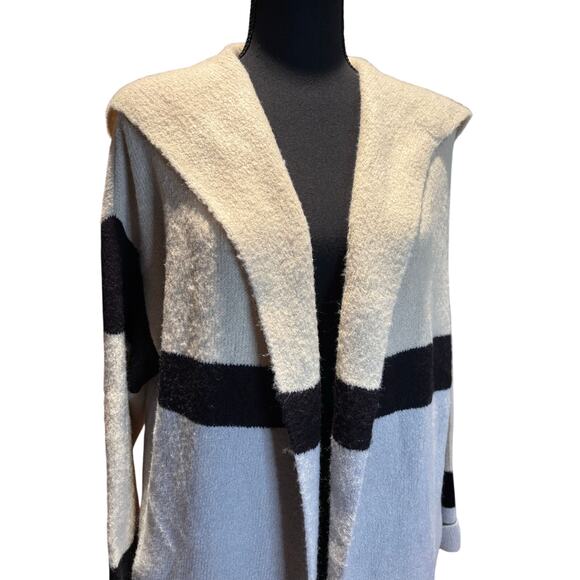 Women's Just Madison Long Sweater Hooded Duster Cardigan, Size Small, EUC - Picture 4 of 4